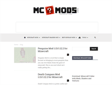Tablet Screenshot of minecraftmod.org