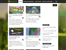 Tablet Screenshot of minecraftmod.info