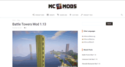 Desktop Screenshot of minecraftmod.us
